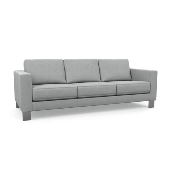 light gray three seat sofa product photo