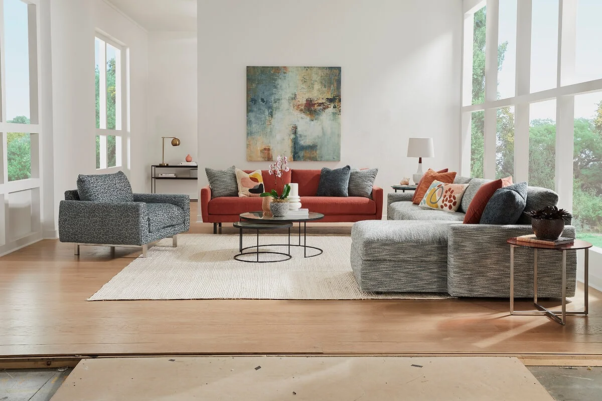 staged living room shot