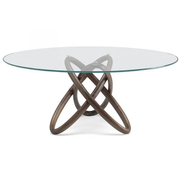 Carioca dining table round 60 inches by Cattelan Italia.