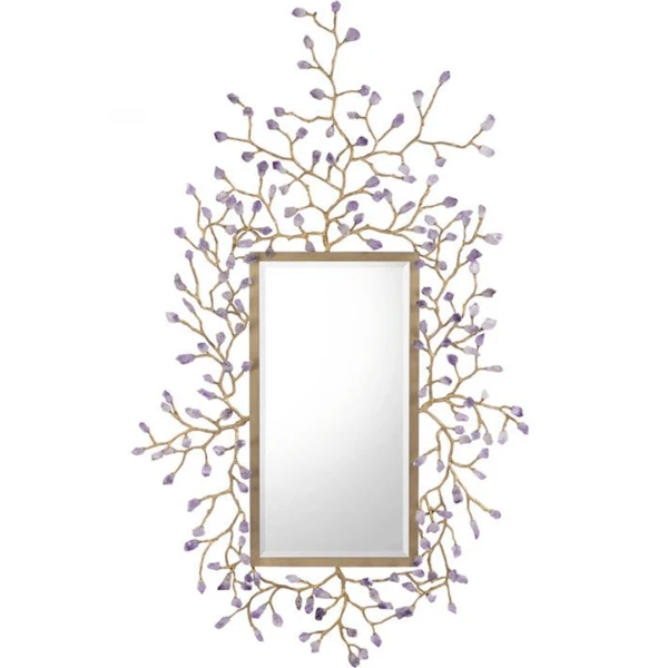 Budding Amethyst Mirror John Richard