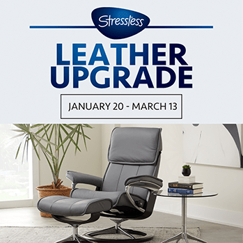 Stressless Leather Upgrade (Valid From: January 20, 2023 to March 13, 2023) Stressless Leather Upgrade (Valid From: January 20, 2023 to March 13, 2023)