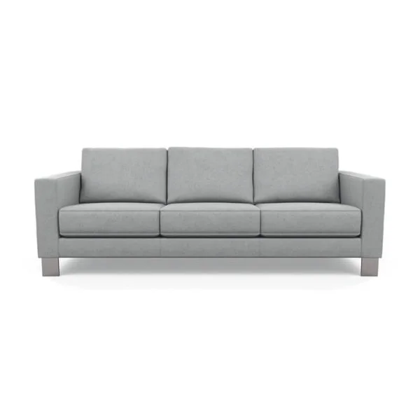 light gray three seat sofa product photo