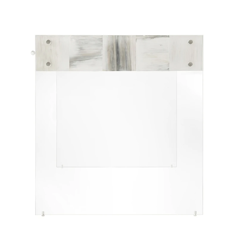 acrylic base and hand-painted faux horn tiled top desk product image