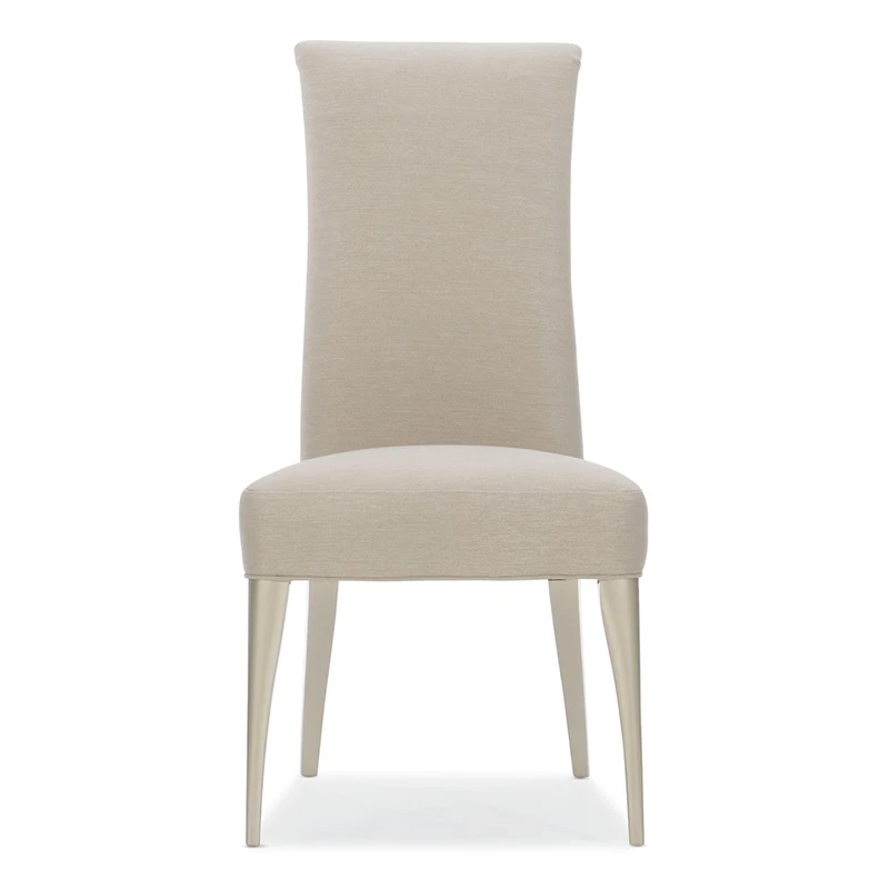 upholstered tight back pearl fabric side chair silo shot