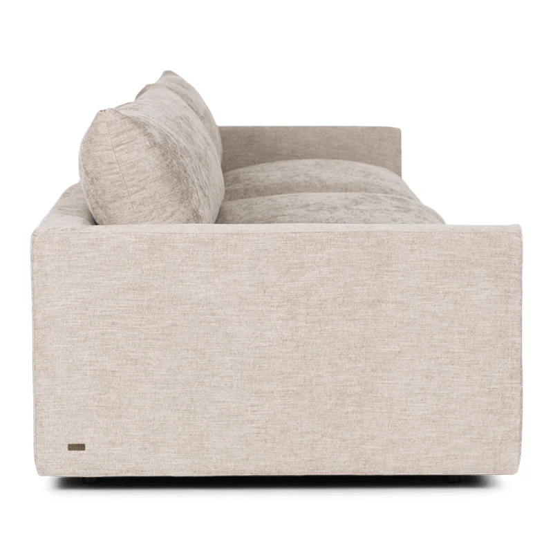 beige modern sofa side profile