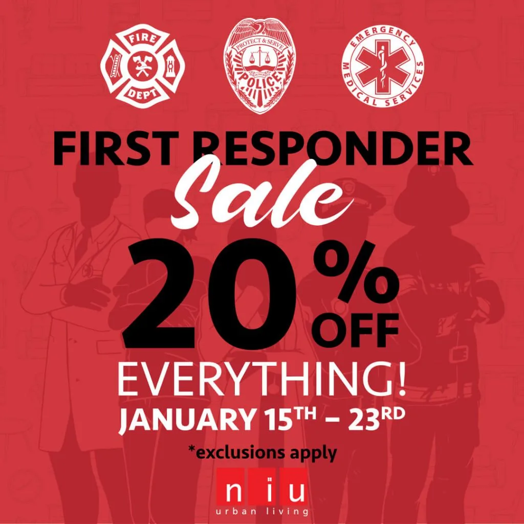 First Responders Sale 2021 (Valid From: January 15, 2021 to January 31, 2021) First Responders Sale 2021 (Valid From: January 15, 2021 to January 31, 2021)