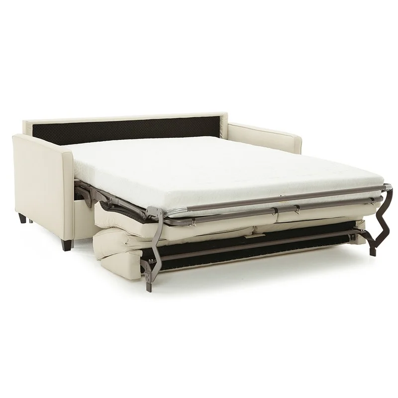 california sofa sleeper open completely shown in an angle view